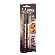 Sharpie  fine point writing pen, black pen  2pk