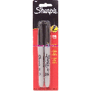 Sharpie  permanent marker fine point black ink, bi-pack  2ct