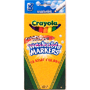 Crayola  washable markers, 8 classic colors, non-toxic 8pk