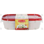 Rubbermaid Take Alongs large rectangles, with quick clik seal  2pk