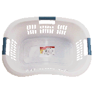 Rubbermaid  hip hugger laundry basket, easy carry, 1.5 bu/45 l 1ct