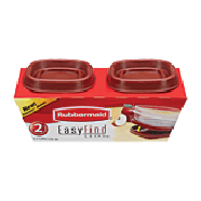 Rubbermaid easy find lids 0.5 cups containers with lids  2pk