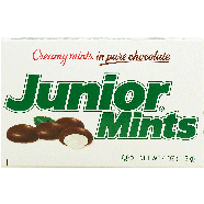 Junior Mints  creamy mints in pure chocolate, pieces 4oz