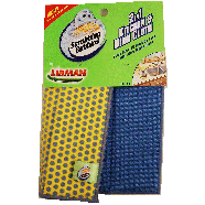 Scrubbing Bubbles  2 in 1 kitchen & dish cloth, 7 x 9 in, scrub dot1ct