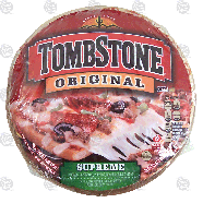 Tombstone Original supreme pizza, sausage, pepperoni, peppers, bl22-oz
