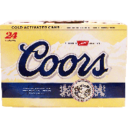 Coors Beer 12 Oz Cans 24pk
