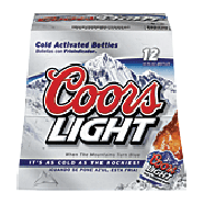 Coors Light Beer Longneck 12 Oz 12pk