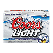 Coors Light Beer 12 Oz Cans 24pk