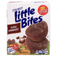 Entenmann's Little Bites   fudge brownies, 5 pouches 9.75oz