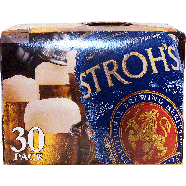 Stroh's  america's premium brewed beer, 30 12-ounce cans 30pk