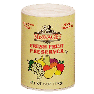 Mrs. Wage's  fresh fruit preserver, preserves flavor, prevents brow6oz