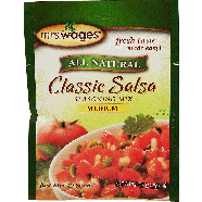 Mrs. Wage's  classic salsa seaoning mix, medium heat, just mix & 0.8oz