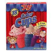 Joy  color ice cream cups, 18-count 2.63oz