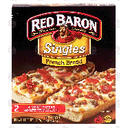 Red Baron Singles french bread, 3 meat pizzas, 2 pizzas 11-oz