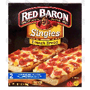 Red Baron Singles french bread, pepperoni pizzas, 2 pizzas 10.8-oz