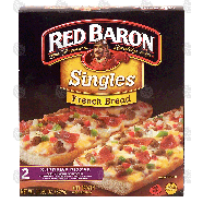 Red Baron Singles french bread, supreme pizzas, 2 pizzas 11.6-oz