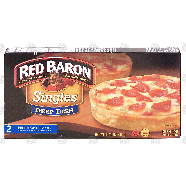 Red Baron Singles deep dish pepperoni pizzas, 2 pack 11.2-oz