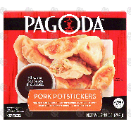 Pagoda  pork potstickers; dumplings filled w/pork & freshly cut9.49-oz