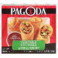 Pagoda  vegetable egg rolls made w/freshly cut cabbage, carrot12.27-oz