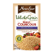 Near East Whole Grain Blends original plain wheat couscous, cooks7.6oz