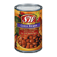 S&W  chili beans, pinto beans, chili peppers, onion, & garlic in 15.5oz