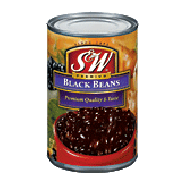 S&W  black beans  15oz