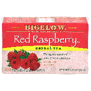 Bigelow  red raspberry herbal tea, all natural, caffeine free 20-ct