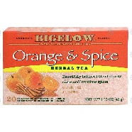 Bigelow  orange & spice herbal tea, all natural, caffeine free 20-ct