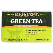 Bigelow  green tea with peach 20-ct