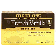 Bigelow  french vanilla, black tea 20-ct