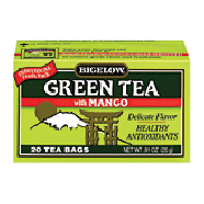 Bigelow  green tea with mango, 20-bags 0.91oz