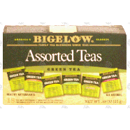 Bigelow  six assorted green teas, 18-bags 0.89-oz