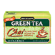 Bigelow Green Tea Bags Green Tea Chai All Natural 20ct