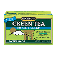 Bigelow Green Tea Bags Green Tea w/Blueberry All Natural 20ct