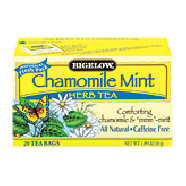 Bigelow Chamomile Mint comforting chamomile &  1.09oz