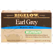 Bigelow Earl Grey decaffeinated tea perfectly flavored with nat1.18-oz