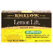 Bigelow Lemon Lift all natural decaffeinated black tea 20-ct