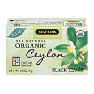 Bigelow Organic ceylon black tea, 20-bags 1.46oz