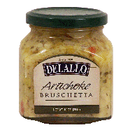 Delallo  artichoke brushetta  10oz