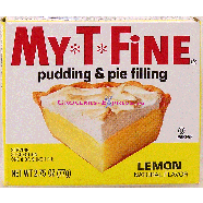 My-t-fine  lemon pudding & pie filling, one 8-9 inch pie 2.75oz