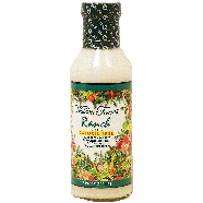 Walden Farms  ranch dressing, calorie free, sugar free, carb fr 12fl oz