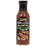 Walden Farms  hickory smoked barbeque sauce, no carbs, sugar free 12oz