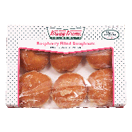 Krispy Kreme  raspberry filled doughnuts, 6-count 16.4oz