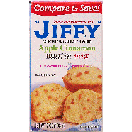 Jiffy  apple cinnamon muffin mix, add egg and milk 7oz