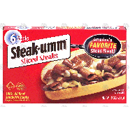 Steak-umm  6 sliced steaks, thinly sliced 9-oz