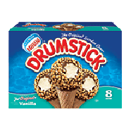 Nestle Drumstick vanilla frozen dairy dessert cones, 8 cones36.8-fl oz