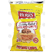 Herr's  lightly salted potato chips  9.5oz