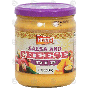 Herr's  salsa and cheese dip 16oz