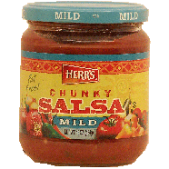 Herr's  chunky salsa, mild  16oz