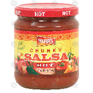 Herr's  chunky salsa hot  16oz